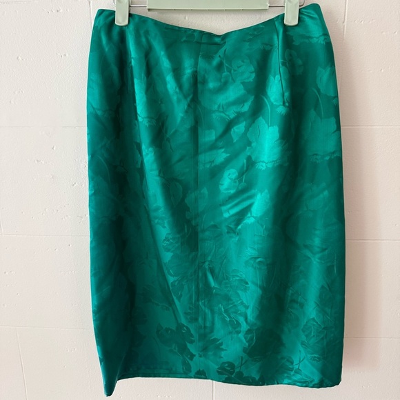 Vintage Silk Midi Skirt - Picture 4 of 8